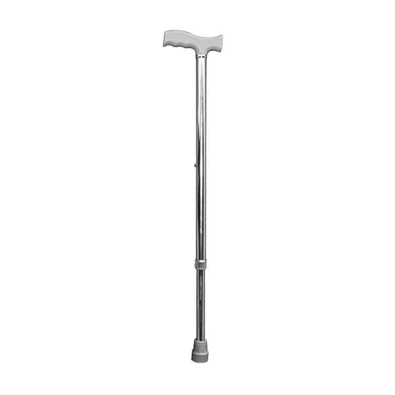 5-Height Aluminum Walking Stick with Ergonomic Handle