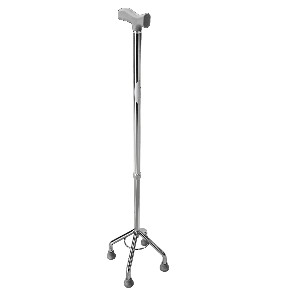 Height Adjustable Four-Leg Cane