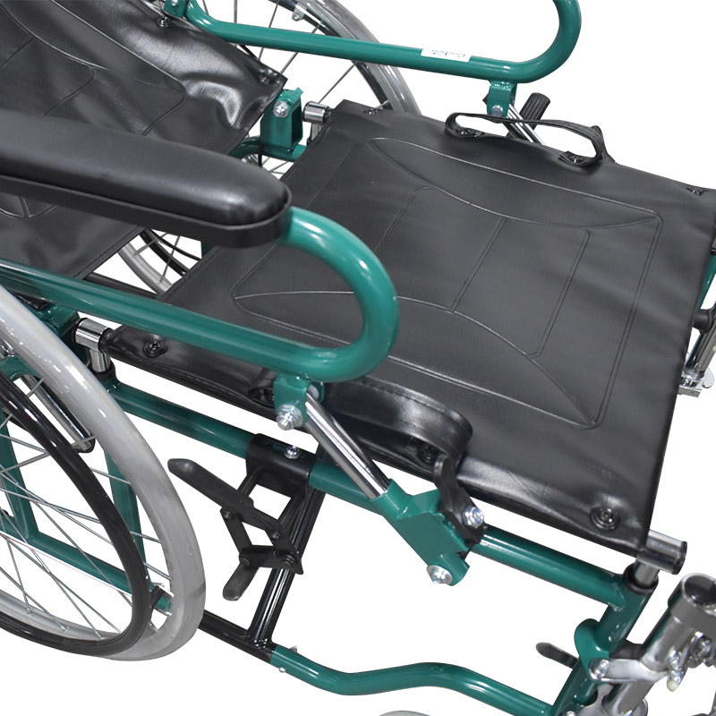 Self-Propelled Wheelchair with Leg Support