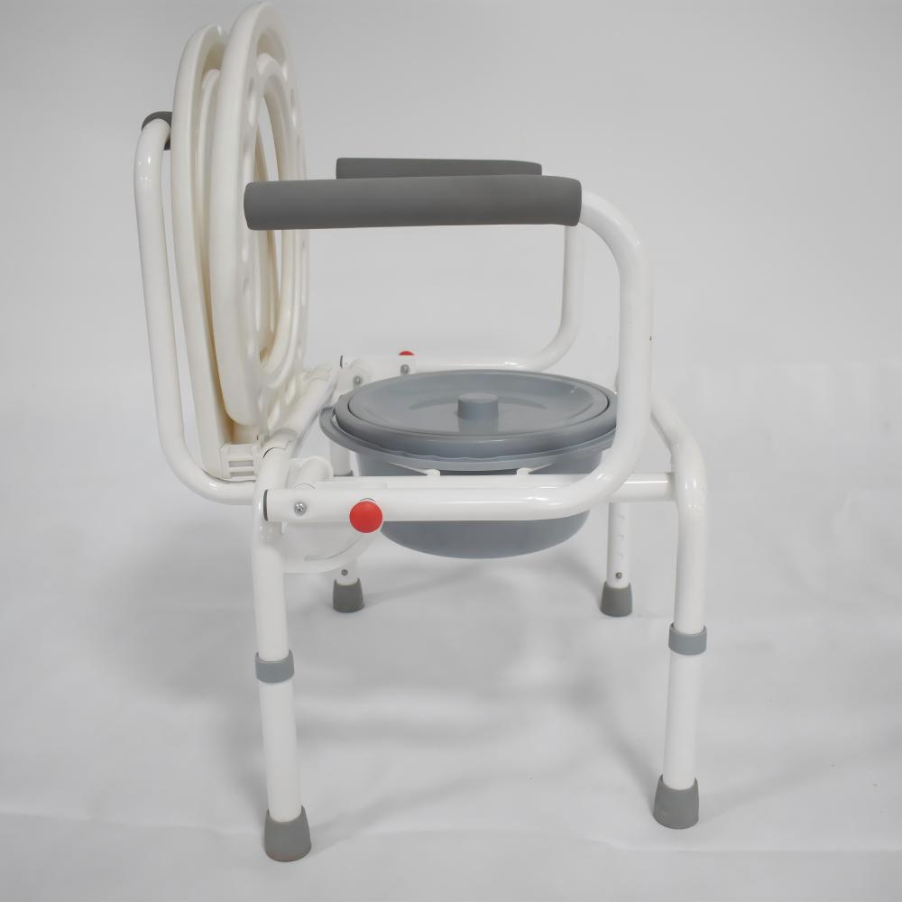Drop Arm Commode Chair