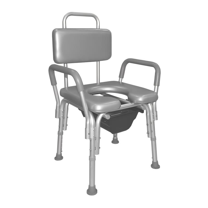 Padded Commode Chair