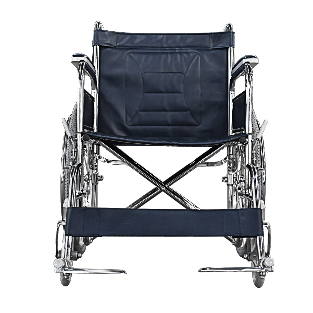 Wide Seat Steel Wheelchair