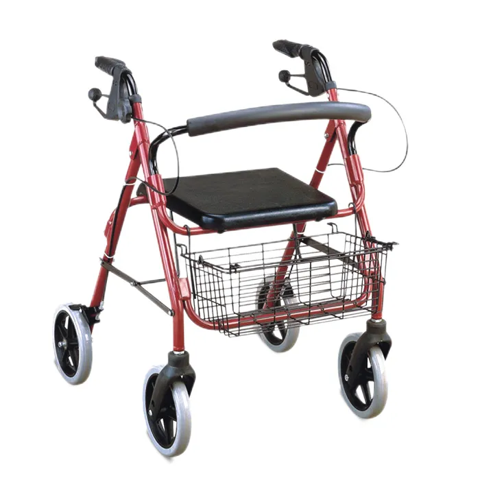 Was könnte besser sein als ein Rollstuhl? Ein vierrädriger Rollator. Was könnte besser sein als ein Rollstuhl? Ein vierrädriger Rollator.