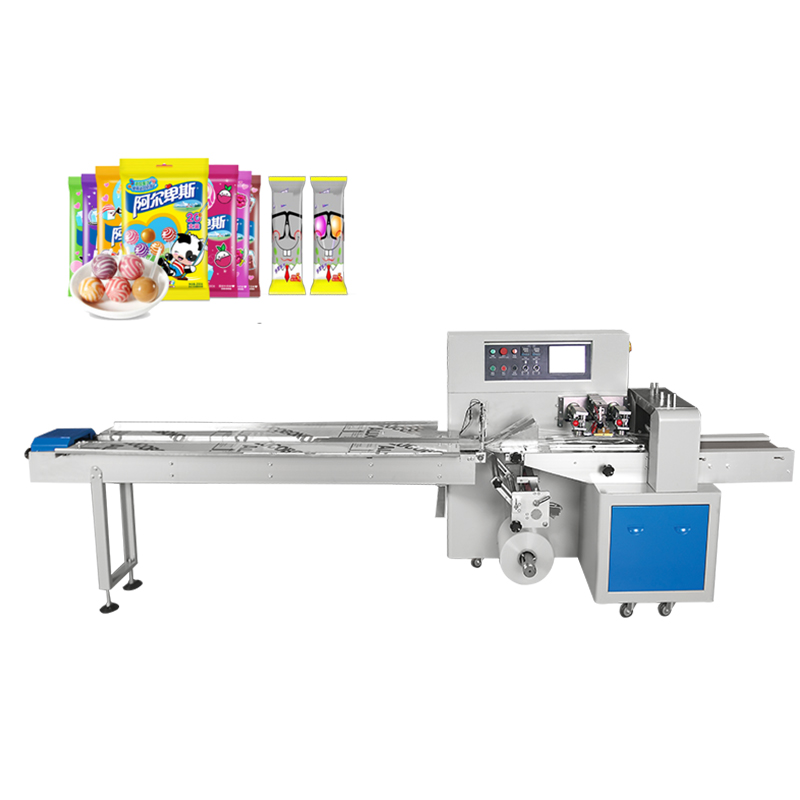 China Small Candy Lollipop Film Packing Machine