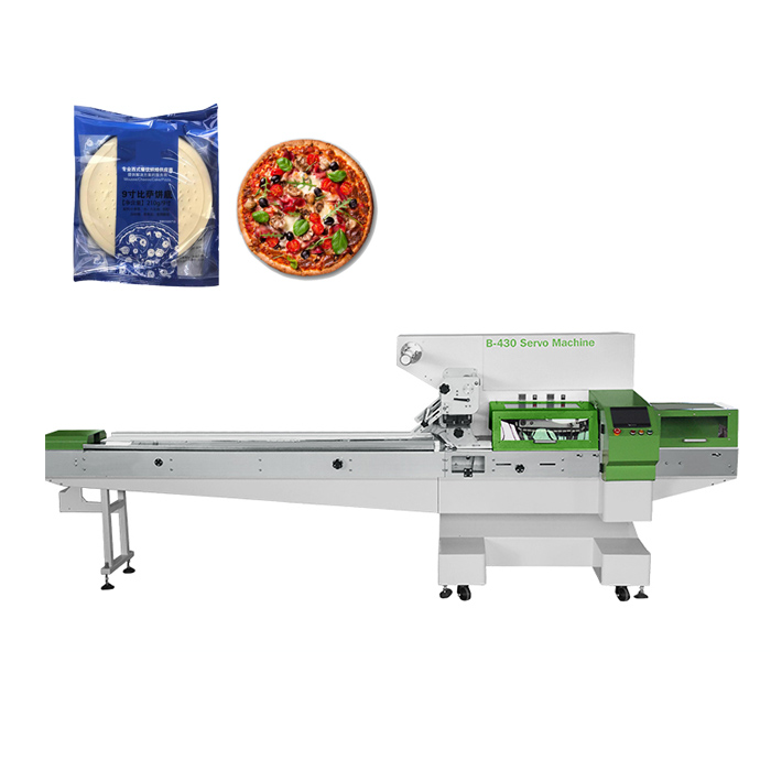 Machine d'emballage personnalisée de paquet de flux de pain arabe de tortilla
