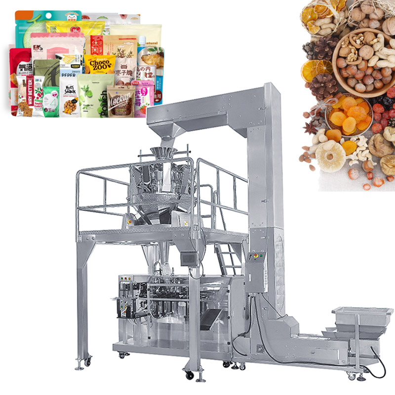 Automatic Premade Pouch Snacks Biscuit Weighing Packing Machine