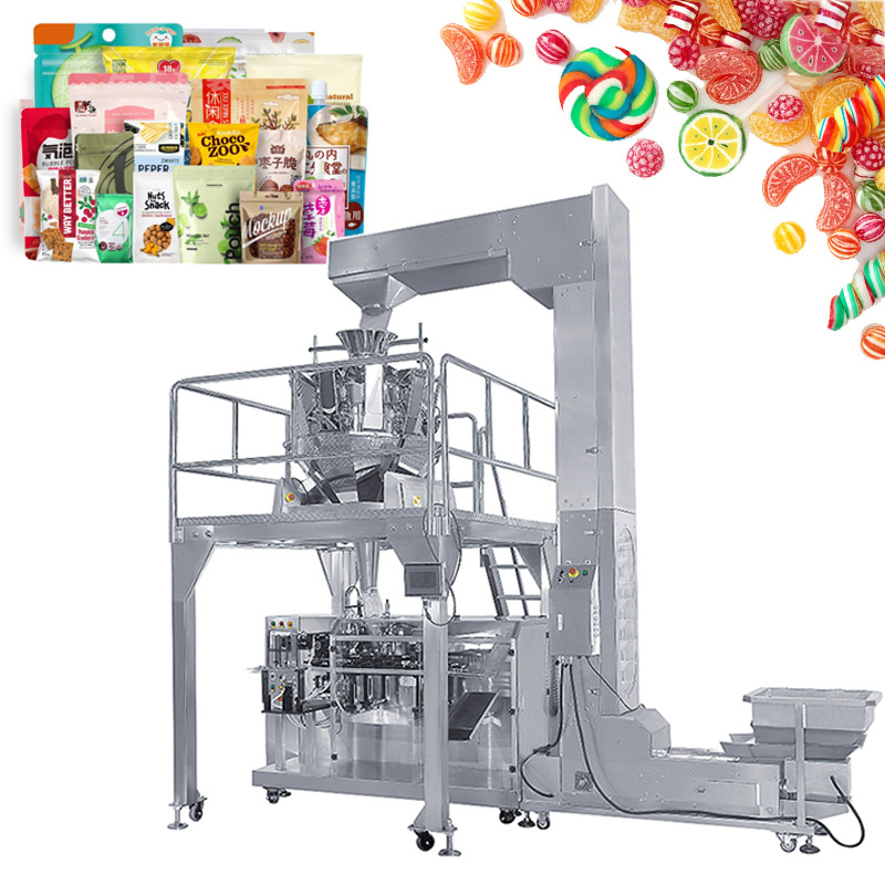 Automatic Candy Granule Doypack Stand Up Pouch Packing Machine