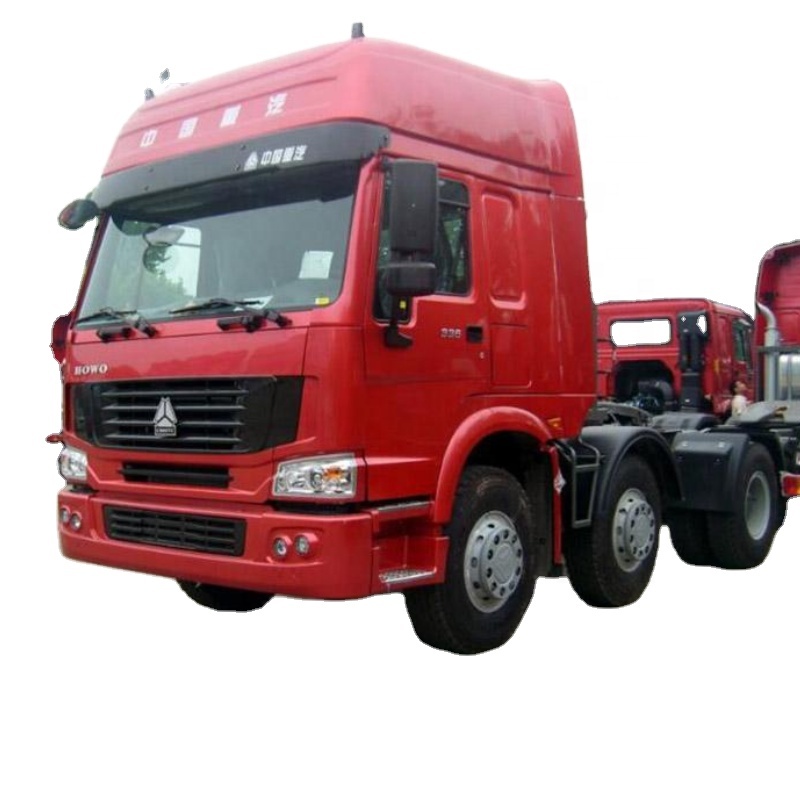 Teherautó dízelmotor HOWO billenős teherautó Használt traktor teherautó