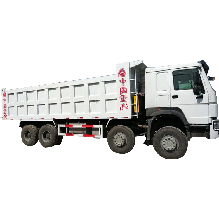 Xe tải tự đổ 8x4 Xe tải Howo đã qua sử dụng Xe tải tự đổ 10 bánh để bán ở Nam Phi