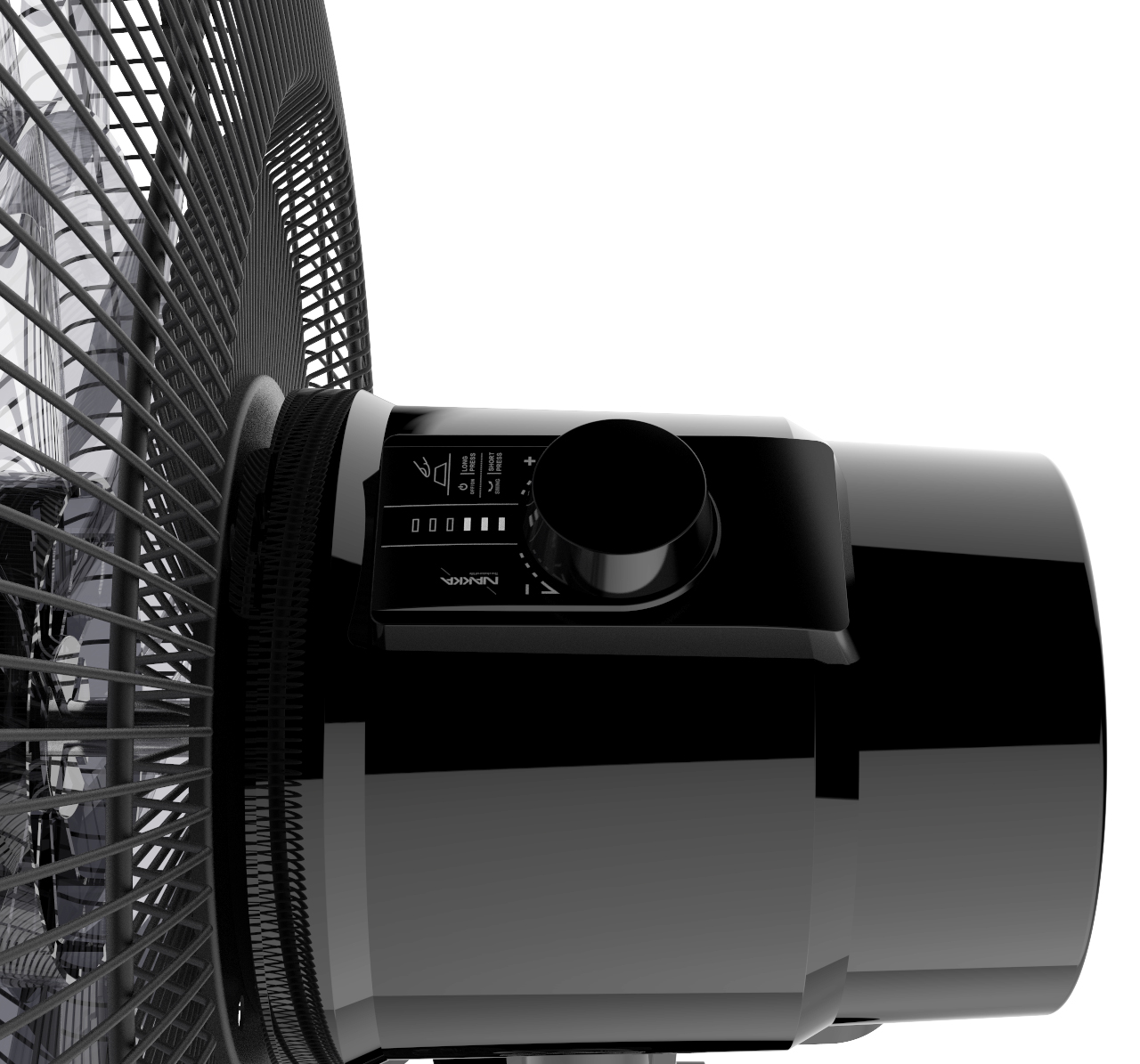 75W Quiet Metal Floor Fan With Remote