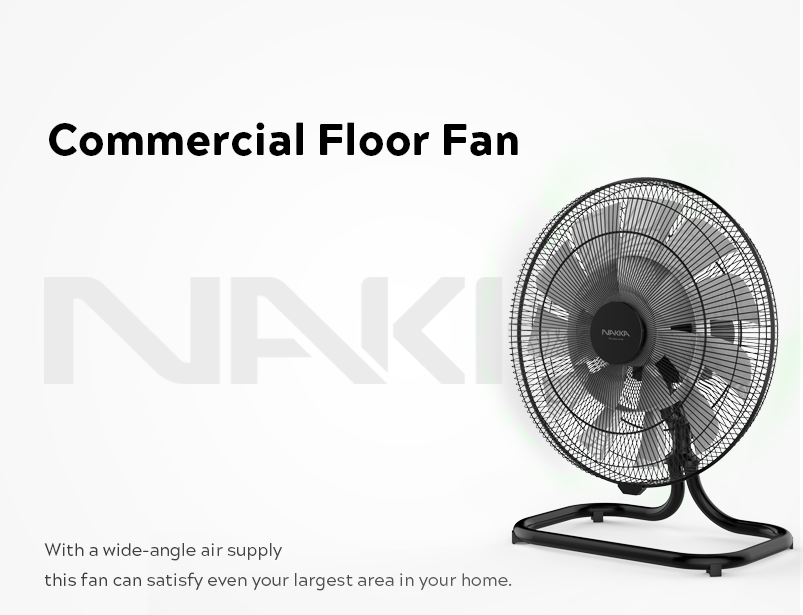 metal floor fan