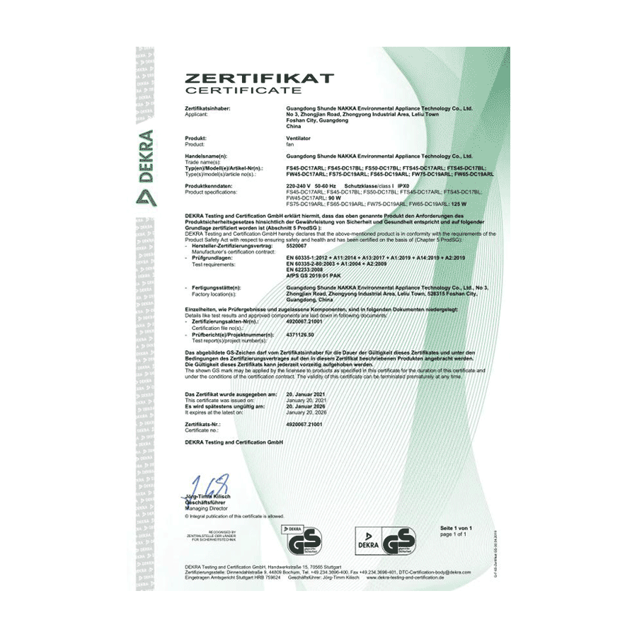 GS Certification