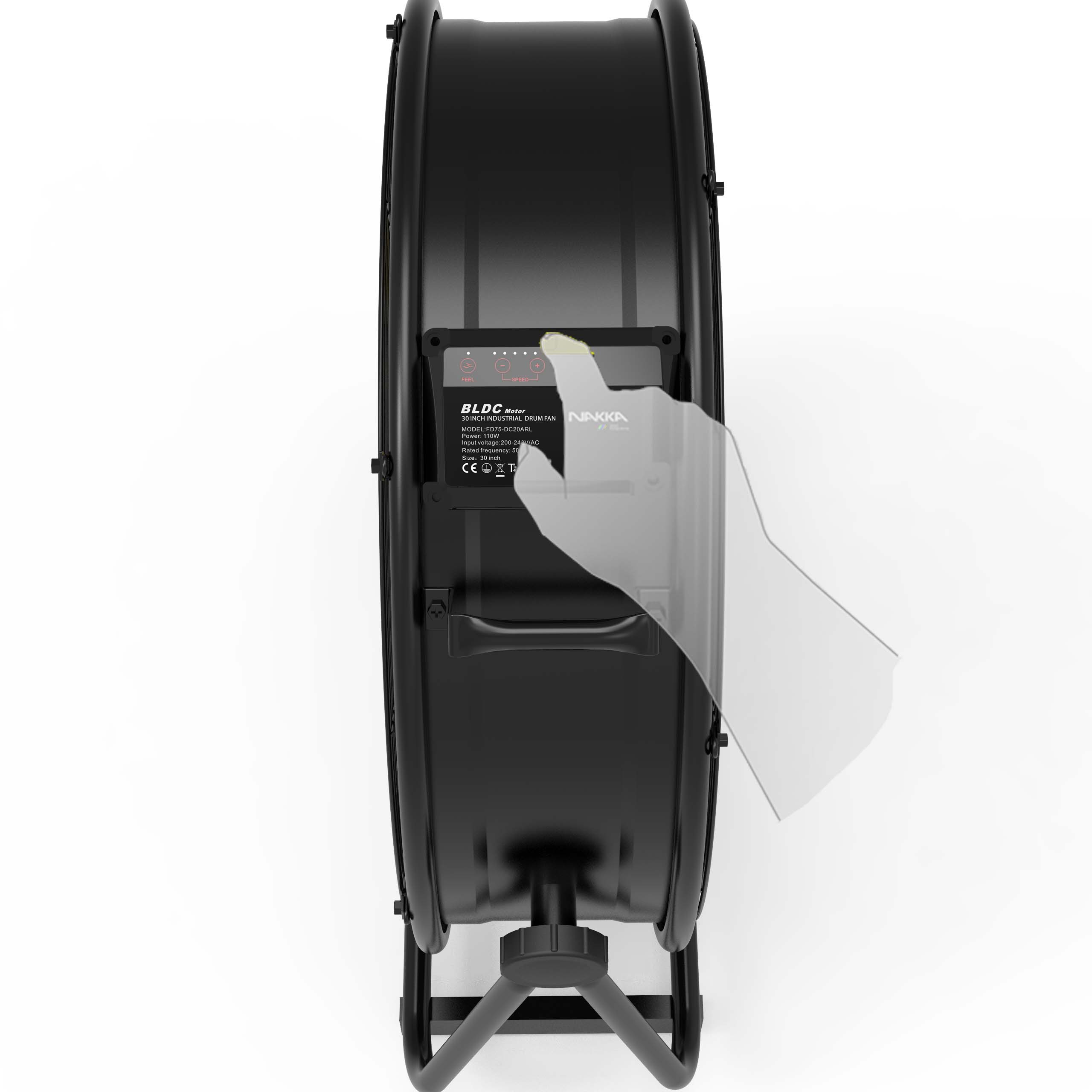 30 Inch High Velocity Power Saver Outdoor Barrel Fan
