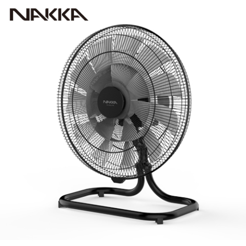75W Quiet Metal Floor Fan With Remote