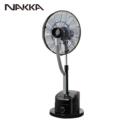 Pedestal fan with water sales tank