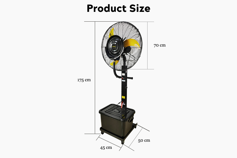 indoor misting fan