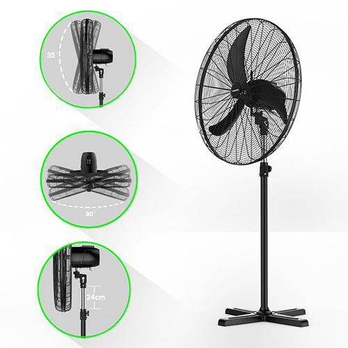 Energy Efficient Big Industrial Powerful Pedestal Fan