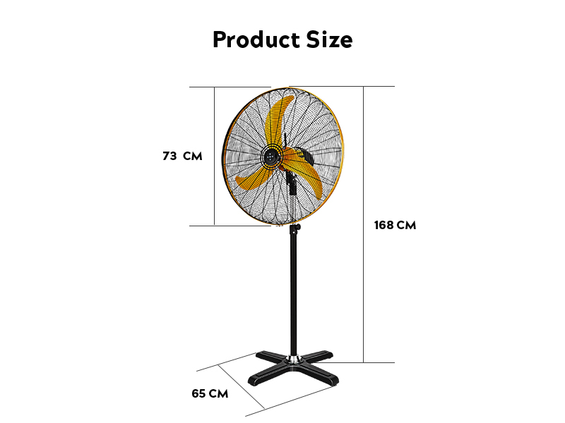 Supply Energy Efficient Big Industrial Powerful Pedestal Fan Wholesale