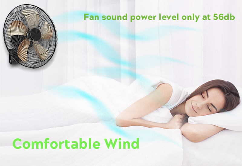 wall mount oscillating fan