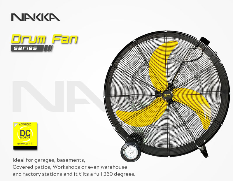 42 inch drum fan