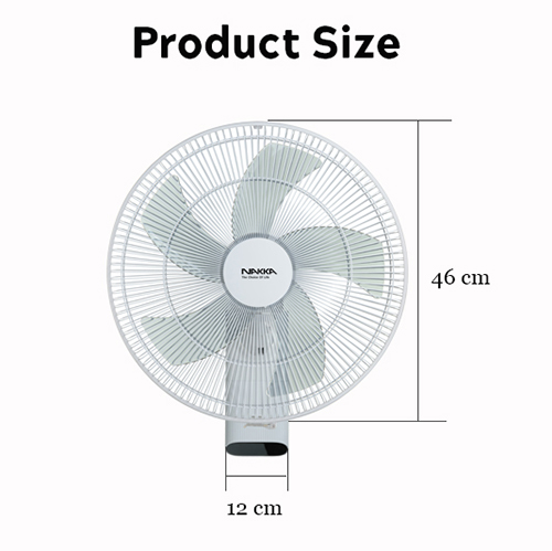 High Speed Silent Oscillating Wall Fan