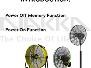 Three Electric Function of Fans