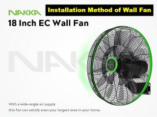 Installation Method of Wall Fan