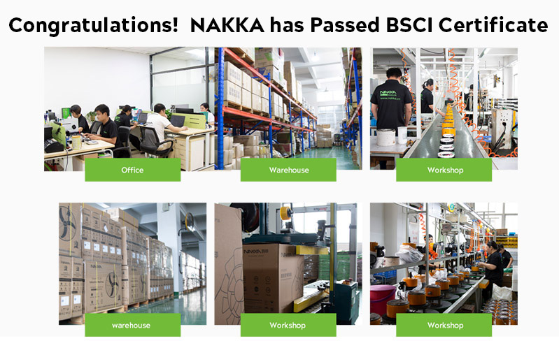 NAKKA has passed BSCI certificate in 2022.