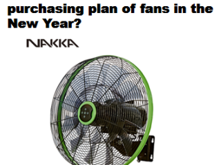Have you started the purchasing plan of fans in the New Year?