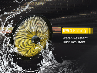 Waterproof function of 20 inch wall fan