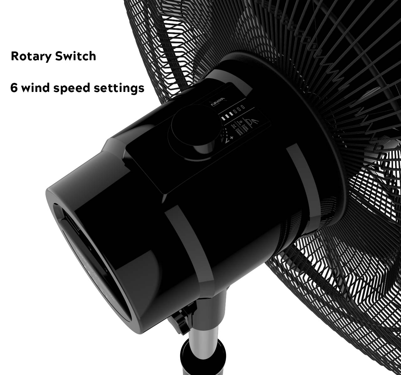 fan with control panel
