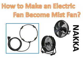 Wie wird aus einem elektrischen Ventilator ein Nebelventilator?