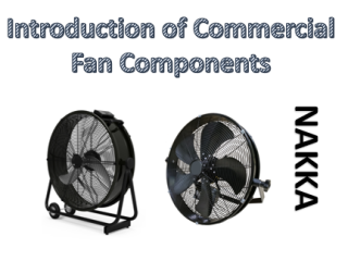 Introduction of Waterproof Fan Components