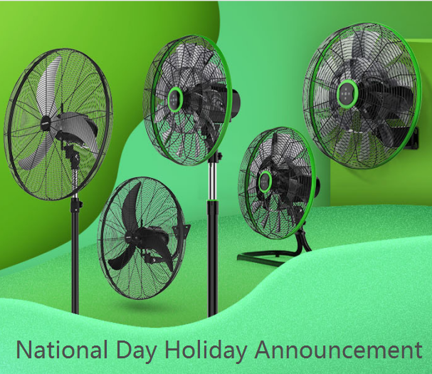 Electric Fan with DC Motor