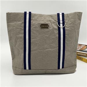 Wasbare draagtas van kraftpapier