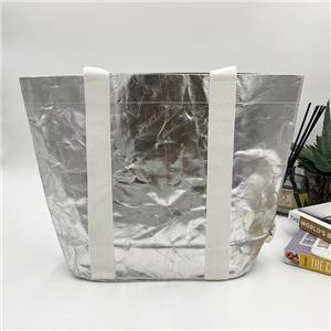 Sac à provisions réutilisable en papier kraft résistant à l'eau