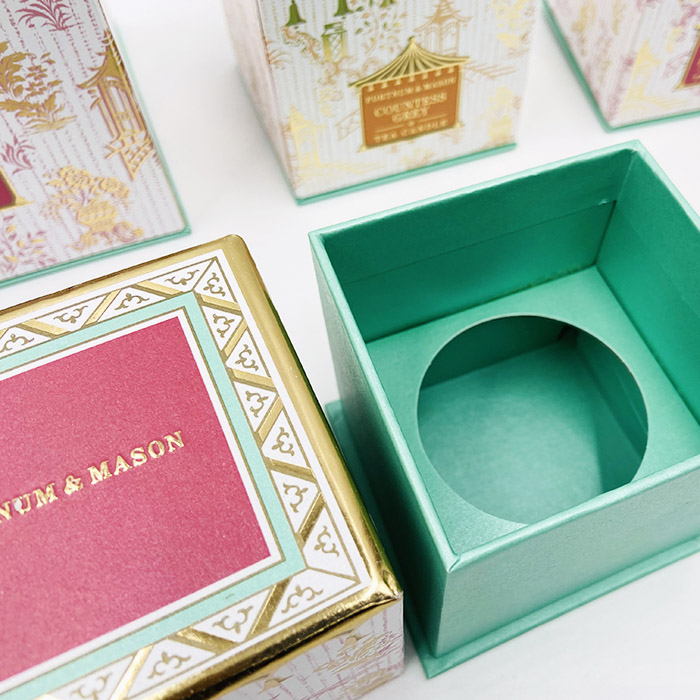 Sustainable Gift Box Cylinder Candle Packaging