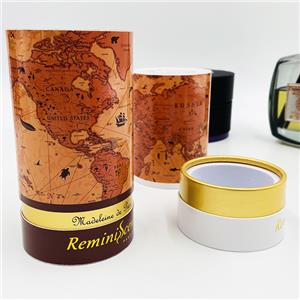 Eco-vriendelijke ronde kartonnen geschenkdozen verpakking