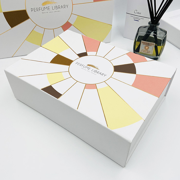 Luxury Cosmetic Packaging Paper Gift Boxes Foldable