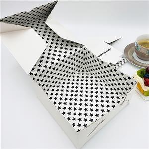 Luxe kartonnen gebak opvouwbare verpakkingsdozen