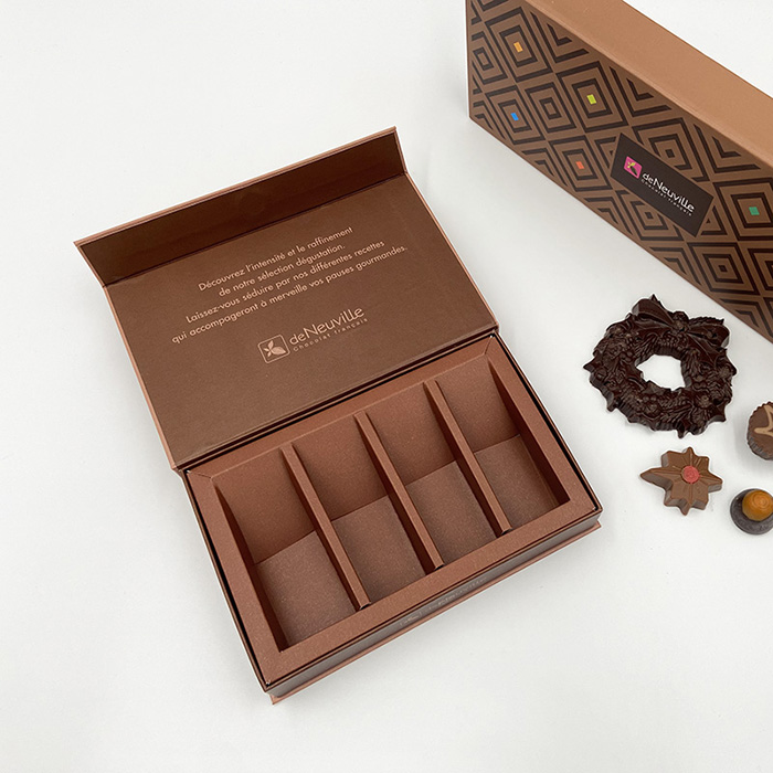 Petite Boîte de Chocolat Personnalisé pour Cadeau d'Affaires - CADOETIK