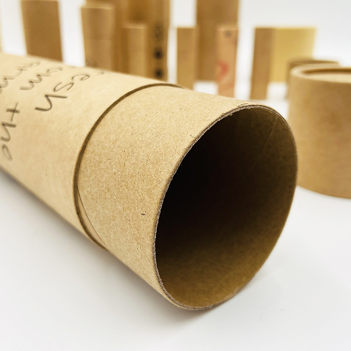 Eco Cardboard Packaging Round Cylinder