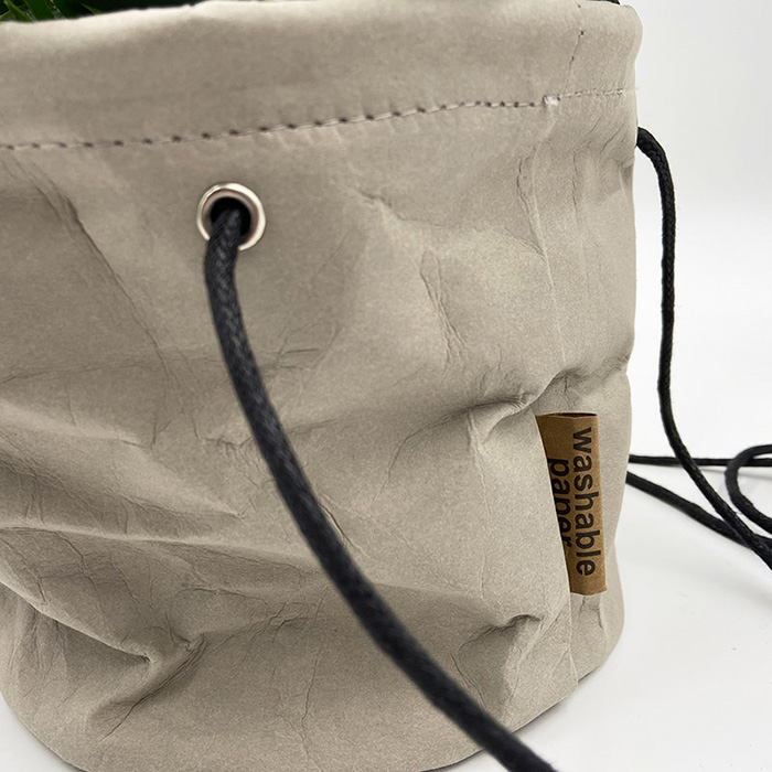 Washable Brown Paper Fabric Planter Bag Durable