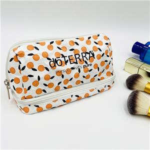 Washable Kraft Paper Make Up Pouch Bag