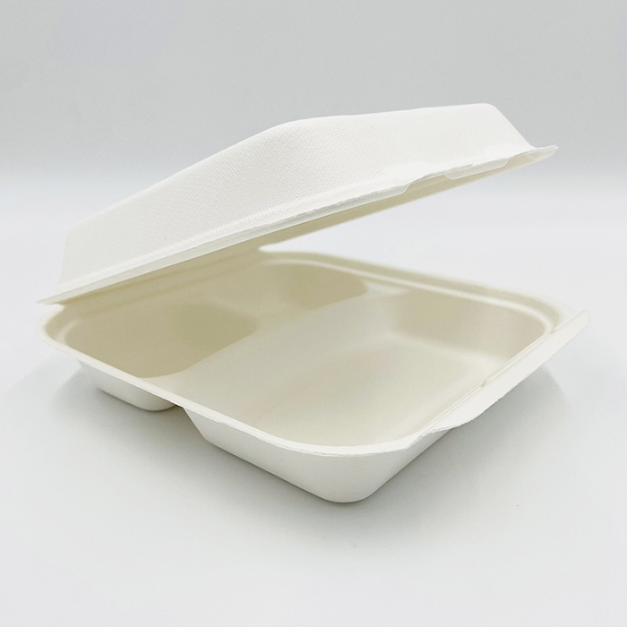 Sugarcane Pulp Paper Bagasse Take Out Containers