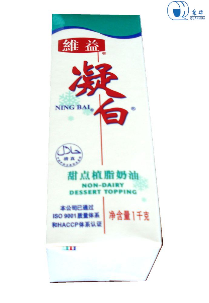 Китай Кремовая упаковка с двускатной верхней частью с коротким сроком хранения, производитель