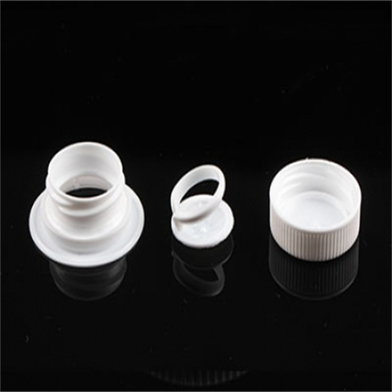 plastic cap with pull ring