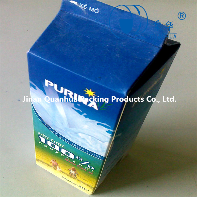 Китай Разлагаемые картонные коробки для йогурта по 500 мл, производитель