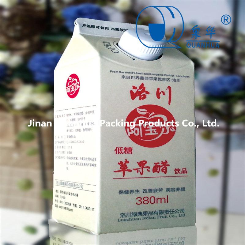 Китай Разлагаемые картонные коробки для йогурта по 500 мл, производитель