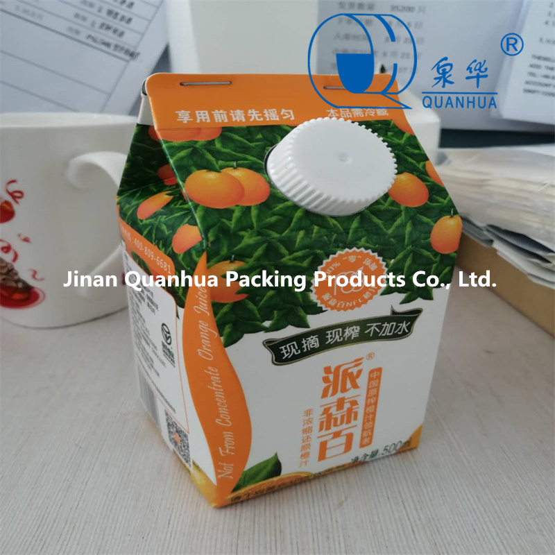 Китай Экологически чистые контейнеры с двускатной верхней частью молока со вкусом черники, производитель